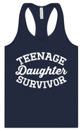 Load image into Gallery viewer, Teenage Daughter Survivor Women's Racerback Tank