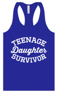 Load image into Gallery viewer, Teenage Daughter Survivor Women's Racerback Tank