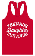 Load image into Gallery viewer, Teenage Daughter Survivor Women's Racerback Tank