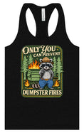 Load image into Gallery viewer, Prevent Dumpster Fires Women's Racerback Tank