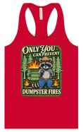 Load image into Gallery viewer, Prevent Dumpster Fires Women's Racerback Tank
