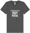 Load image into Gallery viewer, Hit and Steal Unisex V-Neck Shirt