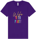 Load image into Gallery viewer, The Wife of the Party Unisex V-Neck Shirt