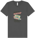 Load image into Gallery viewer, Made to Worship Unisex V-Neck Shirt