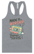Load image into Gallery viewer, Made to Worship Women's Racerback Tank