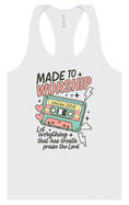 Load image into Gallery viewer, Made to Worship Women's Racerback Tank
