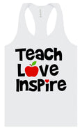 Load image into Gallery viewer, Teach Love Inspire Women's Racerback Tank