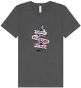 Load image into Gallery viewer, Tattoos, Pretty Eyes, Thick Thighs Unisex V-Neck Shirt