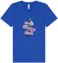 Load image into Gallery viewer, Tattoos, Pretty Eyes, Thick Thighs Unisex V-Neck Shirt
