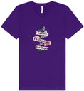 Load image into Gallery viewer, Tattoos, Pretty Eyes, Thick Thighs Unisex V-Neck Shirt