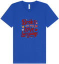 Load image into Gallery viewer, Books are my Love Language Unisex V-Neck Shirt