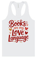 Load image into Gallery viewer, Books are my Love Language Women's Racerback Tank