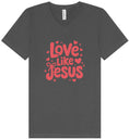 Load image into Gallery viewer, Love Like Jesus Unisex V-Neck Shirt