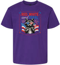 Load image into Gallery viewer, Red, White, Feral Children's Gildan Soft Shirt