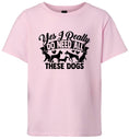 Load image into Gallery viewer, Really Do Need All These Dogs Children's Gildan Soft Shirt
