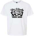 Load image into Gallery viewer, Really Do Need All These Dogs Children's Gildan Soft Shirt