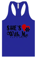 Load image into Gallery viewer, Cutesy She's With Me Women's Racerback Tank