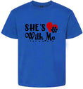 Load image into Gallery viewer, Cutesy She's With Me Children's Gildan Soft Shirt