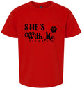 Load image into Gallery viewer, Cutesy She's With Me Children's Gildan Soft Shirt