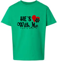 Load image into Gallery viewer, Cutesy He's With Me Children's Gildan Soft Shirt