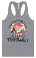 Load image into Gallery viewer, God Doesn't Fail Women's Racerback Tank