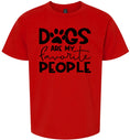 Load image into Gallery viewer, Dogs Are My Favorite People Children's Gildan Soft Shirt
