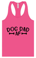 Load image into Gallery viewer, Dog Dad AF Women's Racerback Tank
