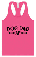 Load image into Gallery viewer, Dog Dad AF Women's Racerback Tank