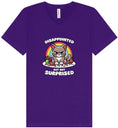 Load image into Gallery viewer, Disappointed, Not Surprised Unisex V-Neck Shirt