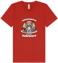 Load image into Gallery viewer, Disappointed, Not Surprised Unisex V-Neck Shirt