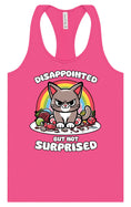 Load image into Gallery viewer, Disappointed, Not Surprised Women's Racerback Tank