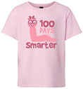 Load image into Gallery viewer, 100 Days Smarter Pink Worm Children's Gildan Soft Shirt