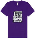 Load image into Gallery viewer, Ten Pin Laughing Unisex V-Neck Shirt