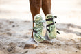 Load image into Gallery viewer, Green Lily Open-Front Boots