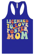 Load image into Gallery viewer, Licensed to Love Foster Mom Women's Racerback Tank