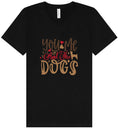 Load image into Gallery viewer, You, Me, and the Dogs Unisex V-Neck Shirt
