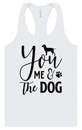 Load image into Gallery viewer, You, Me, and the Dog Women's Racerback Tank