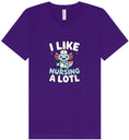 Load image into Gallery viewer, I Like Nursing A Lotl Unisex V-Neck Shirt