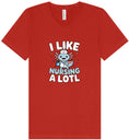 Load image into Gallery viewer, I Like Nursing A Lotl Unisex V-Neck Shirt