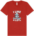 Load image into Gallery viewer, I Like Nursing A Lotl Unisex V-Neck Shirt