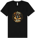 Load image into Gallery viewer, If I Fits, I Sits Unisex V-Neck Shirt