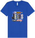 Load image into Gallery viewer, Jesus All Along Unisex V-Neck Shirt