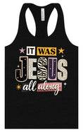Load image into Gallery viewer, Jesus All Along Women's Racerback Tank