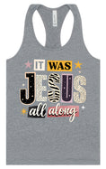 Load image into Gallery viewer, Jesus All Along Women's Racerback Tank