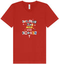 Load image into Gallery viewer, Crashing Out but Chosen Unisex V-Neck Shirt