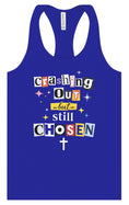Load image into Gallery viewer, Crashing Out but Chosen Women's Racerback Tank