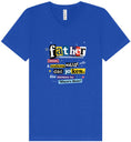 Load image into Gallery viewer, Dad with Wallet and Jokes Unisex V-Neck Shirt