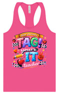 Load image into Gallery viewer, Tag You're It! Women's Racerback Tank