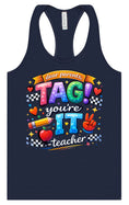 Load image into Gallery viewer, Tag You're It! Women's Racerback Tank