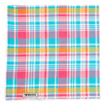 Madras Plaid Turquoise/Pink/Multi Bandana